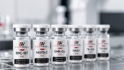 Everwell research peptide vial lineup